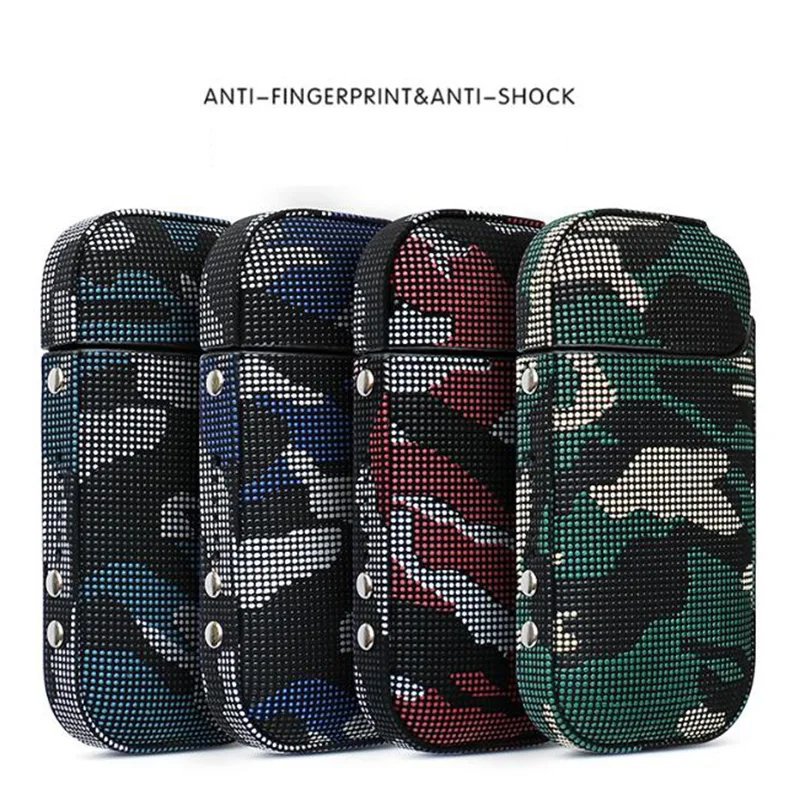 

Protector Case Cover for IQOS 2.4 Plus Camouflage PU Leather Case Pouch Bag Protective Holder Smoking Lighter & Cigar Accessory