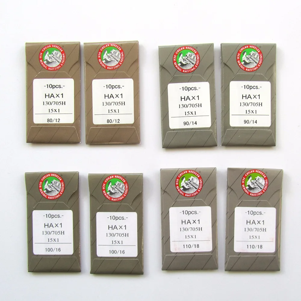 80 PCS ORGAN SEWING NEEDLES FIT FOR SINGER , Pfaff,JANOME