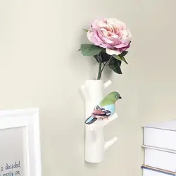 ROOGO стены художественных промыслов крючок с искусственным цветком в европейском стиле Ключ стойки пальто Hat Вешалка личность домой decorationfunny