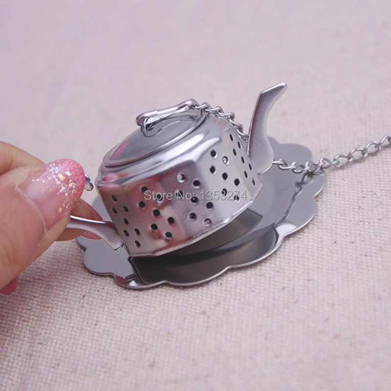 1pc-Teapot-Pot-Shape-Stainless-Steel-Leaf-Tea-Infuser-Filter-Strainer-Ball-Spoon