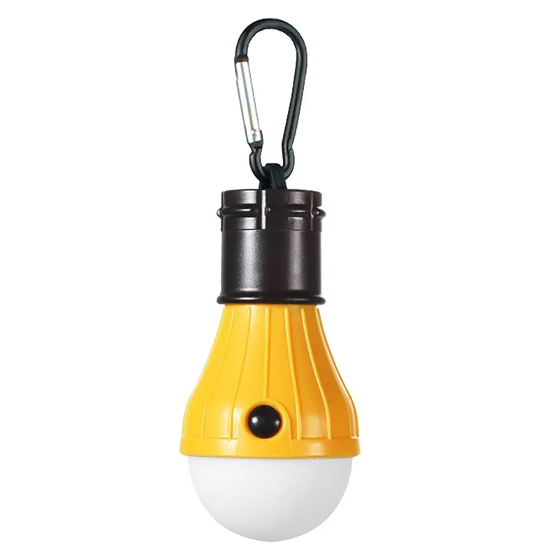 2 шт. портативный светодиодный фонарь Sanniu, светильник для палатки, лампа для кемпинга, походов, рыбалки, аварийный светильник, оборудование для кемпинга на батарейках - Испускаемый цвет: Yellow