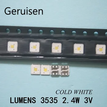 

For LUMENS LED Backlight Flip-Chip LED 2.4W 3V 3535 Cool white 200LM For LED LCD Backlight TV Application 500PCS