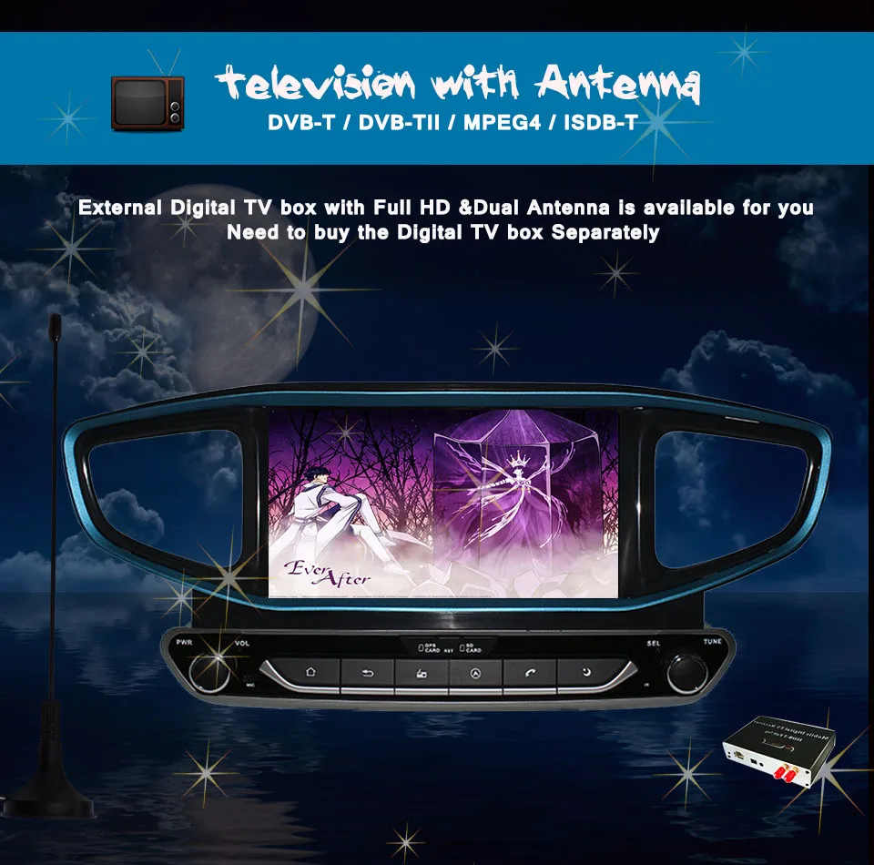 Perfect 4GB+64GB Android 9.0 Car DVD Player Stereo Unit GPS Navigation for HYUNDAI Ioniq Hybrid 2016 2017 2018 Auto Multimedia Head unit 10