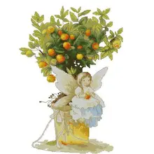 Набор для вышивания крестиком из мандарина luca-s luca B1112 Fruit Tree Fairy