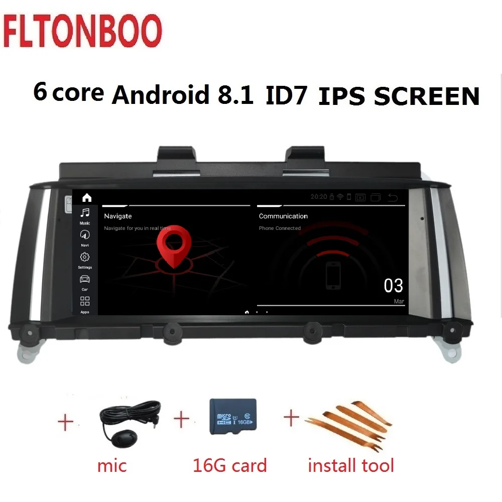 

8.8'' Android 8.1 Car Gps radio player navigation ID7 for BMW X3 X4 support 6 core 2GB RAM 32GB ROM wifi bluetooth