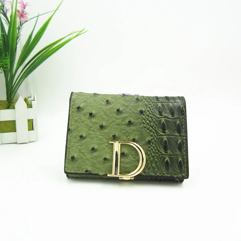 2016 Top Designer Letter D Women Wallets Alligator Pattern Famous Brand Wallet for Women Small ...