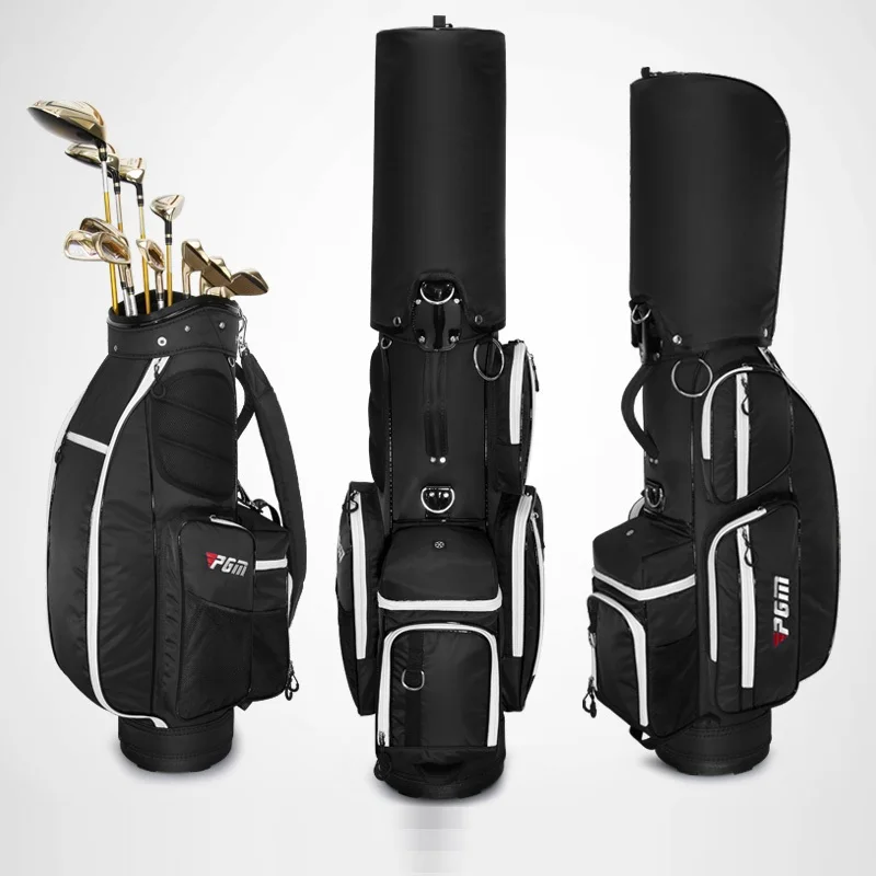 

PGM Retractable Golf Bag Standard Tractor Tugboat Bag With Large Portability For Unisex With a Password Lock D0479
