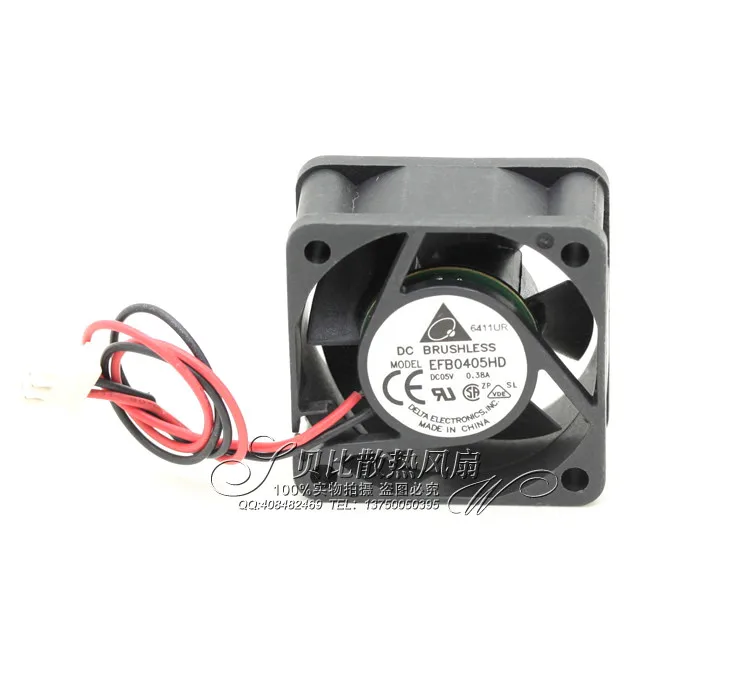 

Free Shipping Delta EFB0405HD 4cm 40mm 4020 DC 5V 0.38A cooler computer cpu server inverter cooling fans axial