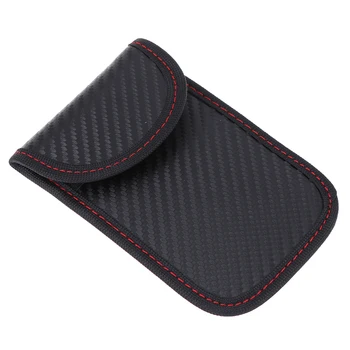 

RFID Shield Key ID Card Bags Organizer for Privacy Protection QuickDone Card Car Key Case FOB Signal Blocker Bag