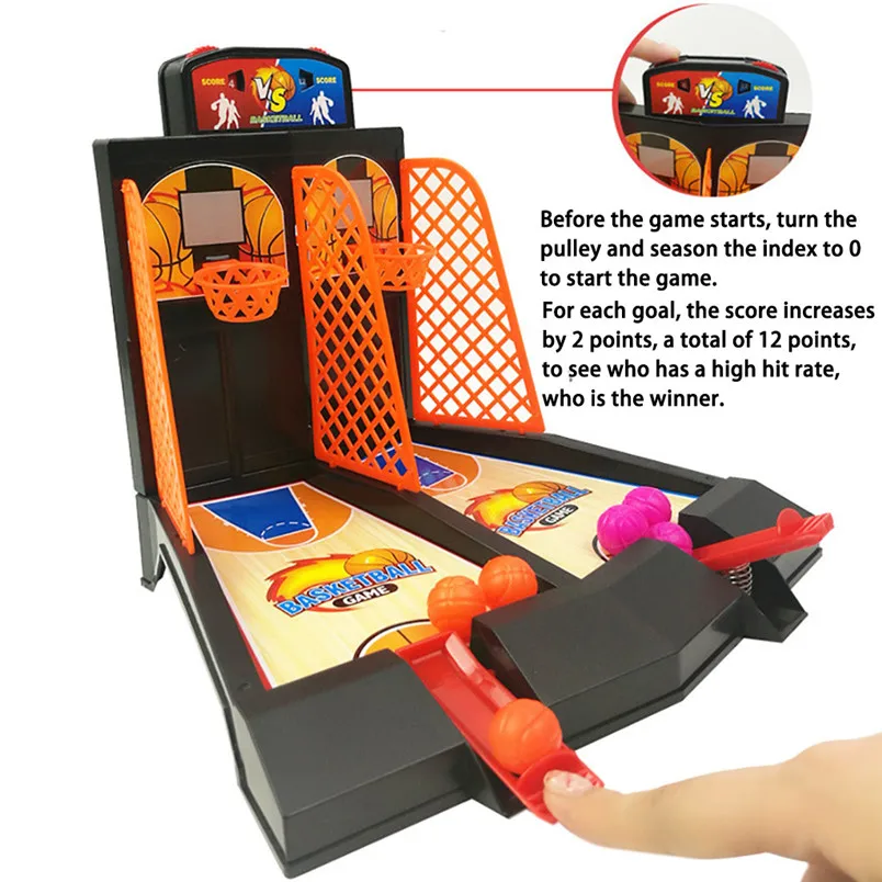 remarkable  2-Player Desktop Table Basketball Games Classic Basketball Shooting Toys Fashion Educational Toys F