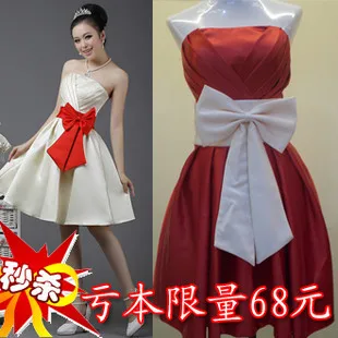 white dress red belt