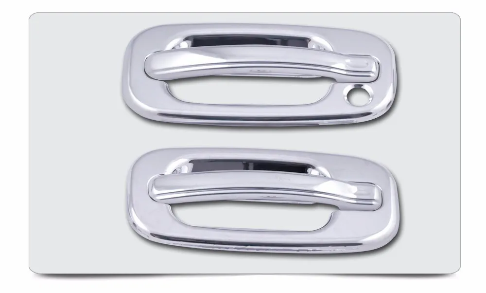 ABS Chrome Door Handles Cover 2D No PSKH For Chevrolet Silverado For GMC Sierra 1999-2006 Free Shipping c