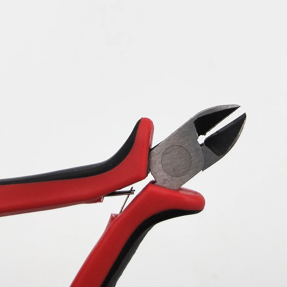 Мини широкий хвостовик диагональные ножницы плоскогубцы для ювелирные аксессуары дизайн плоскогубцы DIY инструмент Противоскользящий коленчатый
