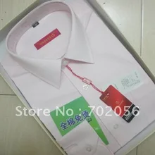 Для мужчин, Цвет хлопок Бизнес платье рубашка, Повседневное рубашки 5 шт./лот#2331