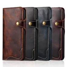 10PCS Sumgo Case Vintage Genuine Leather Wallet Cover for Samsung S8 Plus for Samsung S8 Leather