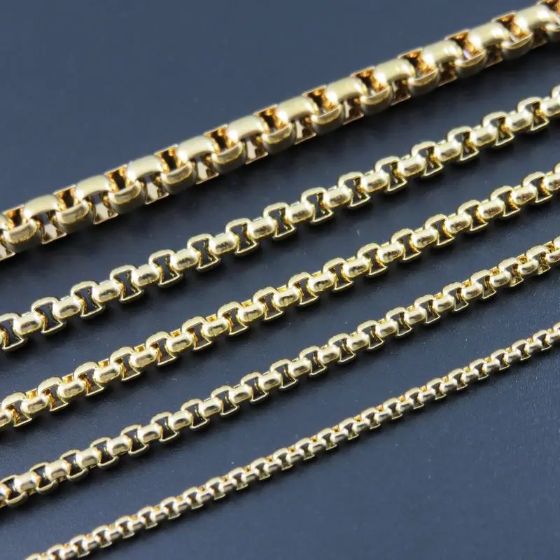 Мужская цепь из нержавеющей стали ширина 2/3/3 5/4/5 мм 40 120 см|chain necklace|fashion necklacenecklace