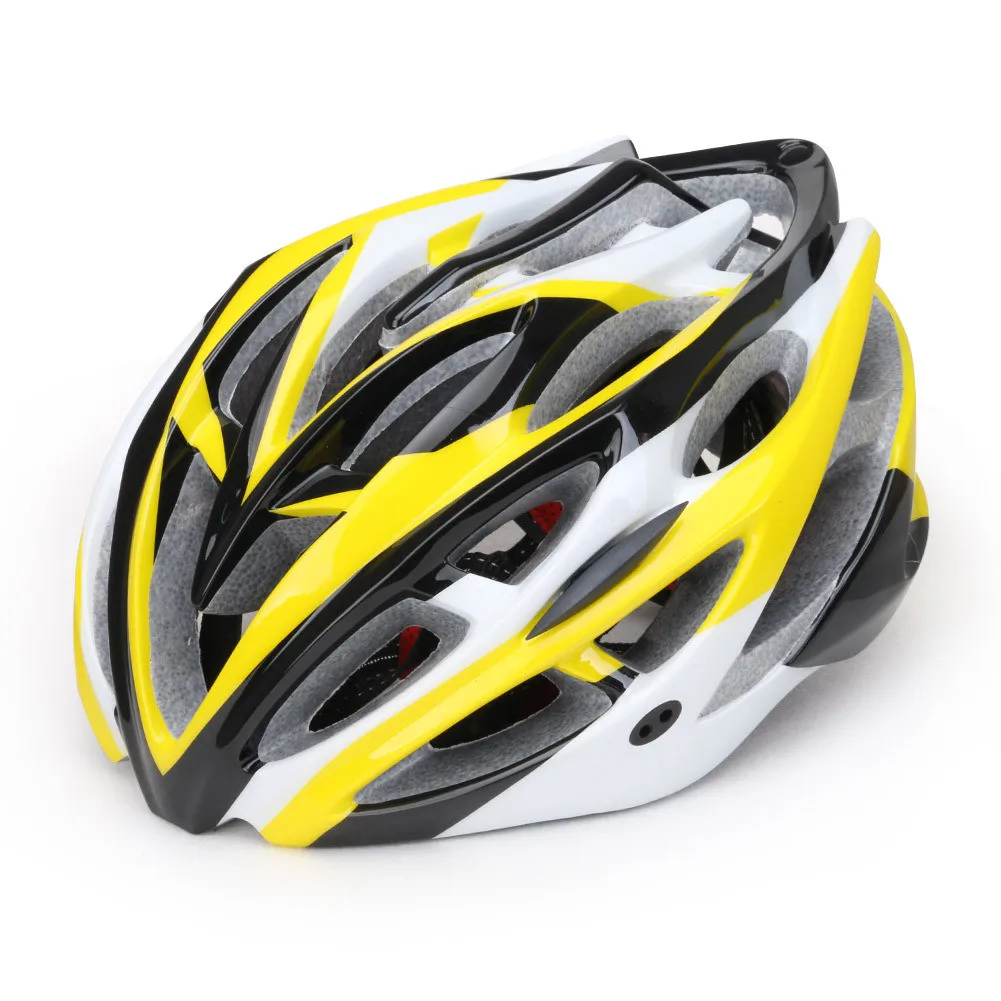 Велосипедный шлем MTB дорожный велосипедный шлем для мужчин и женщин Сверхлегкий дышащий Открытый спортивный шлем для езды на горном велосипеде Fietshelm - Цвет: Цвет: желтый