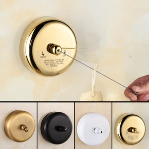 Портативная Выдвижная бельевая веревка из нержавеющей стали для помещений и улицы, вешалка для белья, сушилка для одежды, органайзер, сушилка для одежды, веревка - изображение