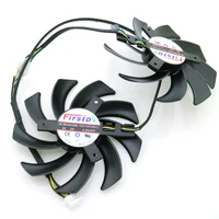 2pcs הרבה משלוח חינם 2pcs / הרבה FDC10H12S9-C 86mm 0.35A 4pin עבור GEFORCE GTX1080 GTX1070 GTX1060 כרטיס מסך קירור מאוורר (5)