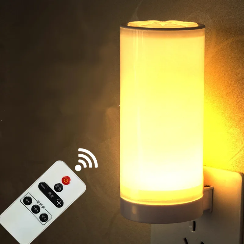 220V LED Remote control Dimmer night light Wireless babby Bedroom