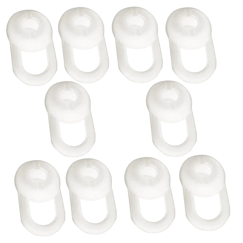 10 Pieces Ear Gel, Replacement Silicone Earbud Gel Tips Fit for M25 M55 M155 M165 M1100 D925 D97 Headset