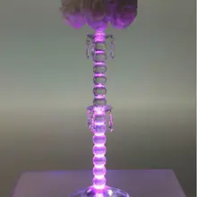 Лот из 40 единиц RGB заряжаемый с изменением цвета литиевая батарея питание светодиодные фонари для Свадебные украшения, светящаяся ваза