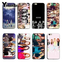 Yinuoda PRETO ROSA BLACKPINK k-pop kpop 2018 Desenho Colorido suave tpu Caso de telefone Para o iphone 6 plus 6 s 8 7 plus plus X XS XR Coque(China)