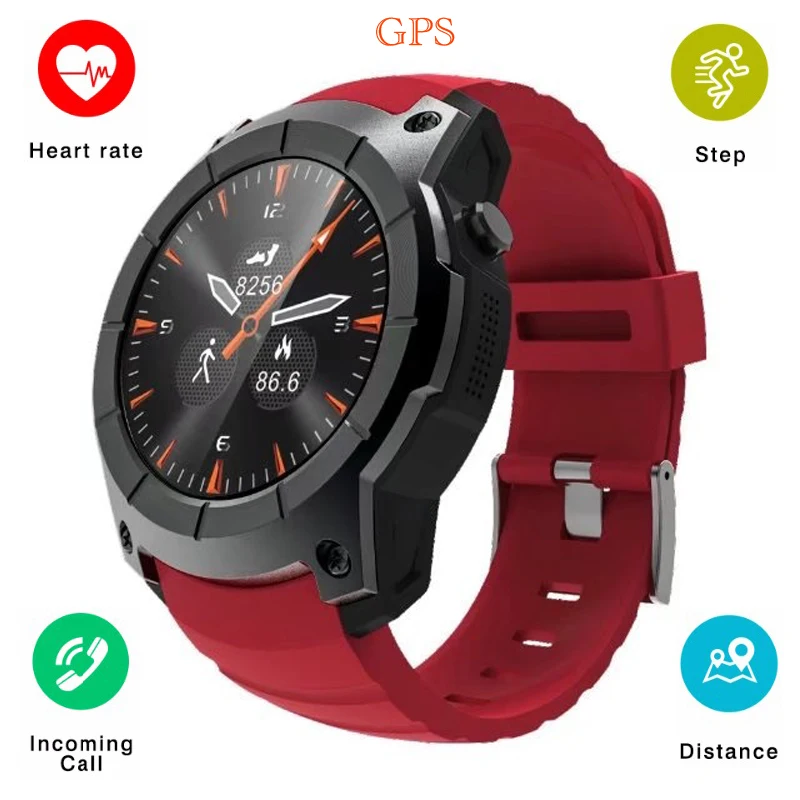 

2018 S958 Smart Watch Fitness Tracker GPS Sport Pedometer Smartwatch Support SIM TF Card Heart Rate Sports Waterproof Wristwatch