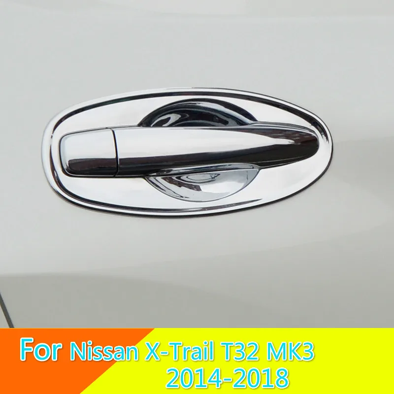 Аксессуары наклейка на автомобиль для Nissan X Trail T32 MK3 2014 2015 2016 2017 2018 2019|Хромирование|