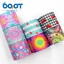 OOOT BAORJCT G-18619-518 38 мм 10 ярдов мультфильм Colorfu ленты термальность передачи печатных grosgrain Свадебные материал "сделай сам"