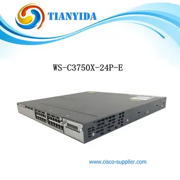 Kaufen Neue Versiegelt WS-C3750X-24P-E Catalyst C3750X 24 Port PoE Gigabit Ethernet Switch Kostenloser Versand