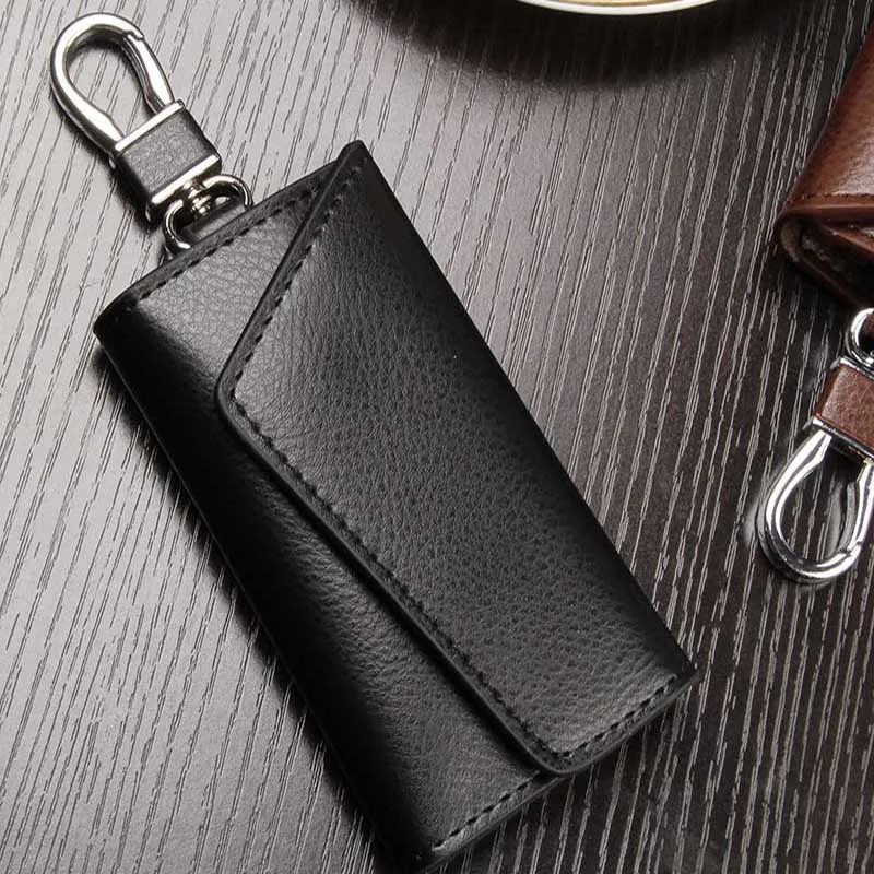 

Aluminum Key Holder Organizer Clip Folder Keyring Case EDC Pocket Tool Manufacturer Direct Genuine Leather Key Case