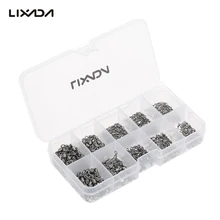 Lixada 500 шт./лот 4#6#8#10#12# рыболовные Вертлюги вращающиеся твердые кольца Морской рыболовный крючок соединитель аксессуары