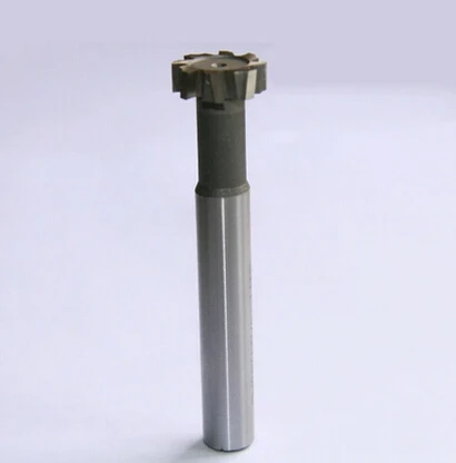 

Free Shipping 1PCS 18x6mm T type slot endmills for steel Copper Aluminum metal milling cutter