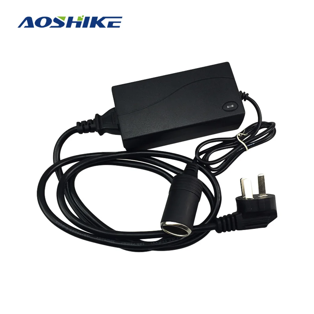 AOSHIKE автомобильный Carhold бытовой прикуриватель Инвертор AC 220V DC 12V 60W адаптер