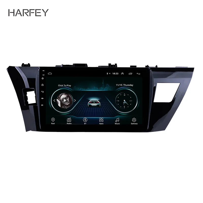 

Harfey 2Din 10.1 Inch Car Stereo GPS Navi For Toyota Corolla 2013 2014 2015 Android 8.1 Radio Multimedia Player Head Unit WIFI