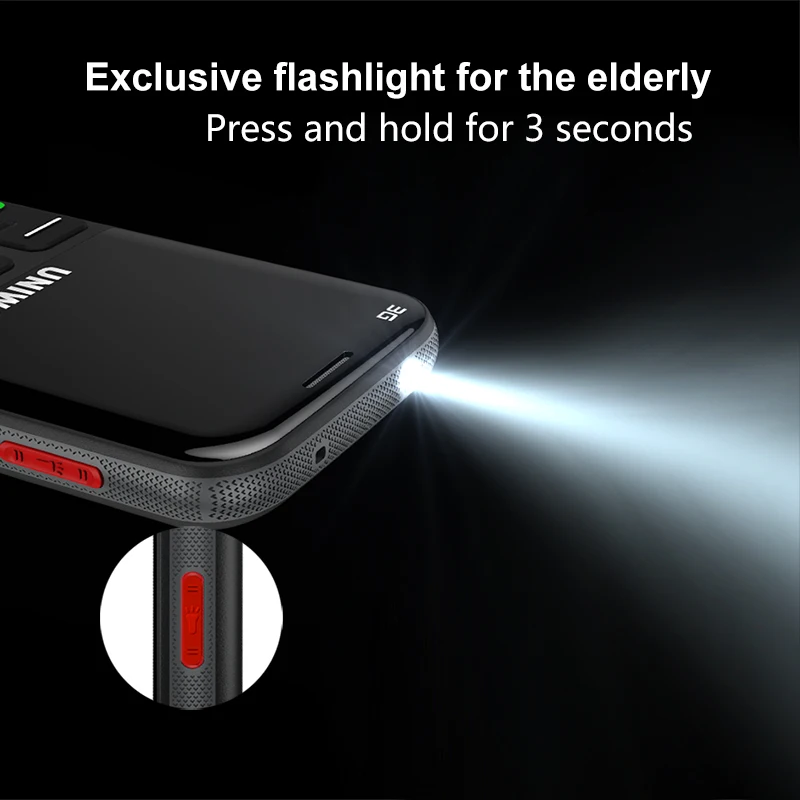 Old Man Mobile Phone 3G SOS Button 1400mAh 2.31 3D
