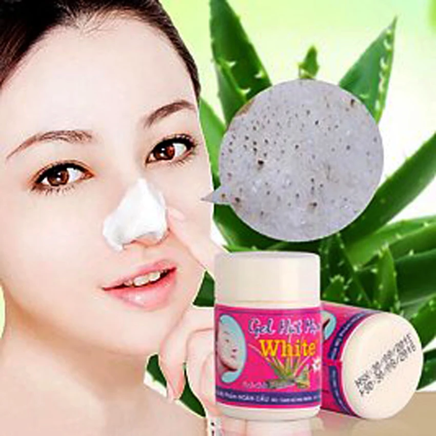 

Big Promotion Aloe Acne Mask Thailand Blackhead Shrink Pore Whitening Face Mask 1 Box Blackhead Remover Deep Pore Cleansing
