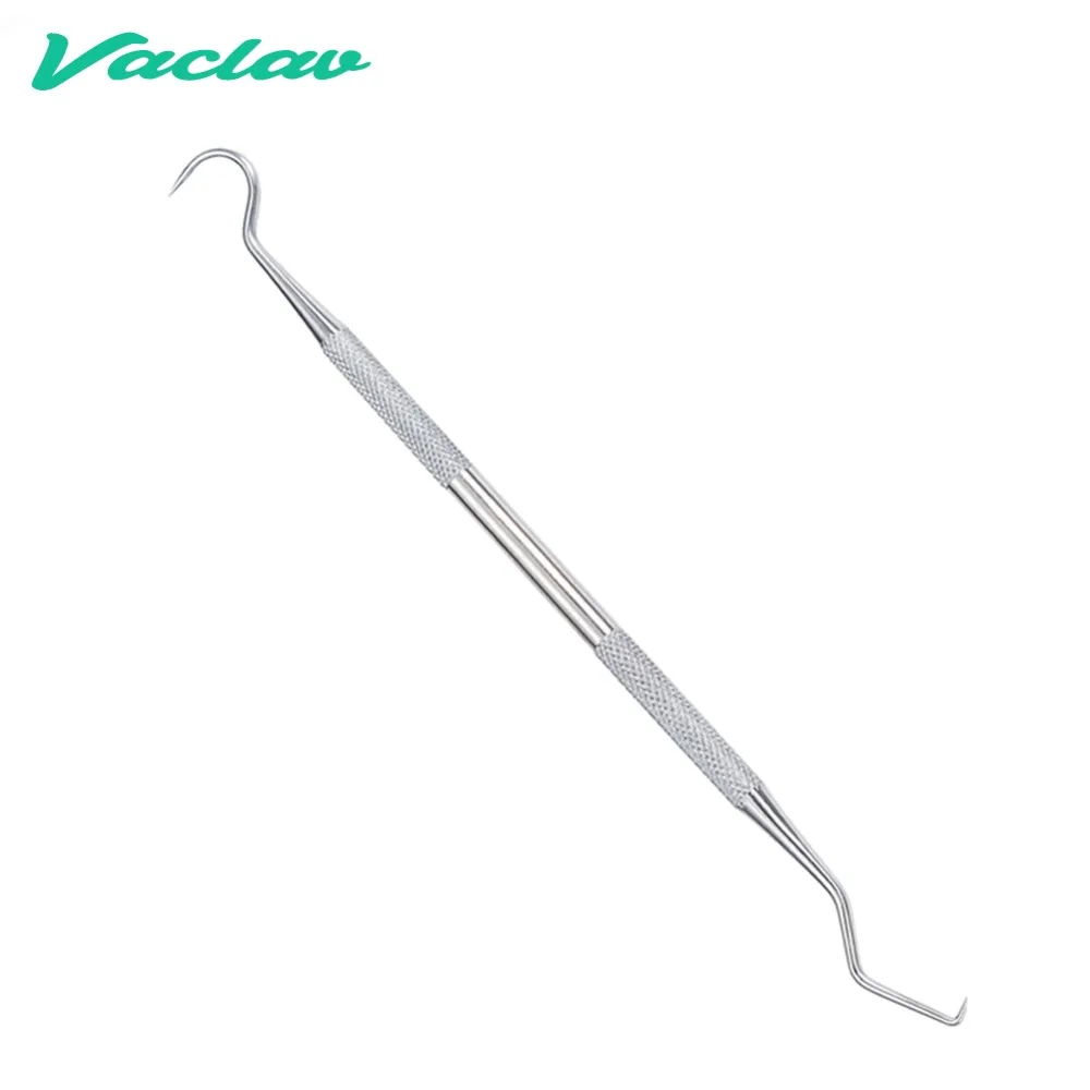 

Vaclav Dental Probe Mirror Stainless Steel Dental Dentist Prepared Tool Set Tooth Care Kit Instrument Tweezer Hoe Sickle Scaler