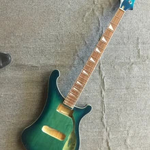Китай электрическая бас гитара Корпус 4003 бас корпус "прозрачный океан" синий, может с аппаратным обеспечением, может Левша