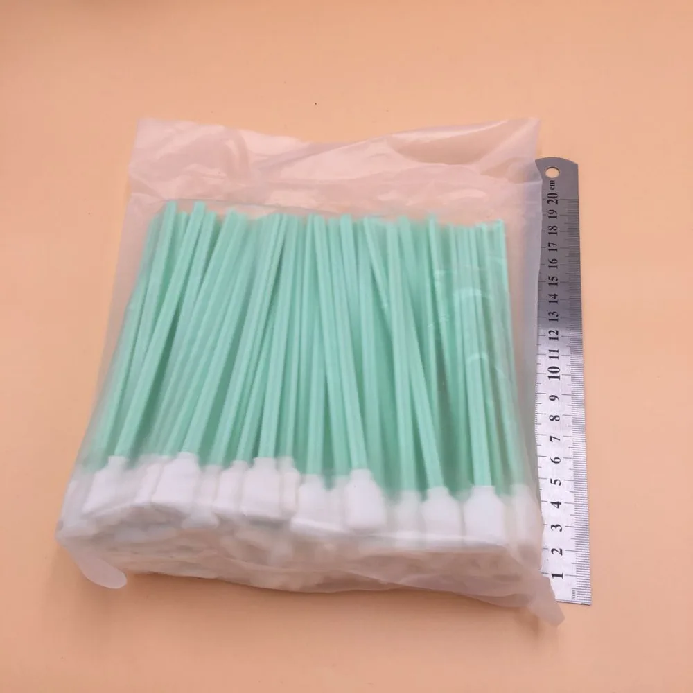 100PCS 18CM print head clean swabs sticks for Roland Mimaki Mutoh Large