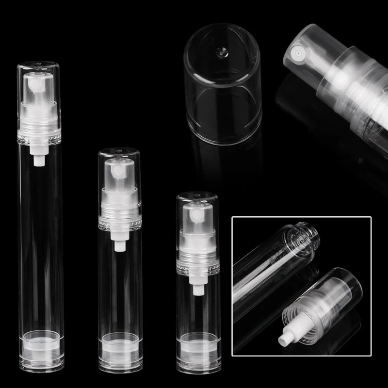 العطور عينة زجاجة 5/10/15 ملليلتر إعادة الملء عطر فارغة زجاجة رذاذ مضخة رذاذ الحاويات السفر
