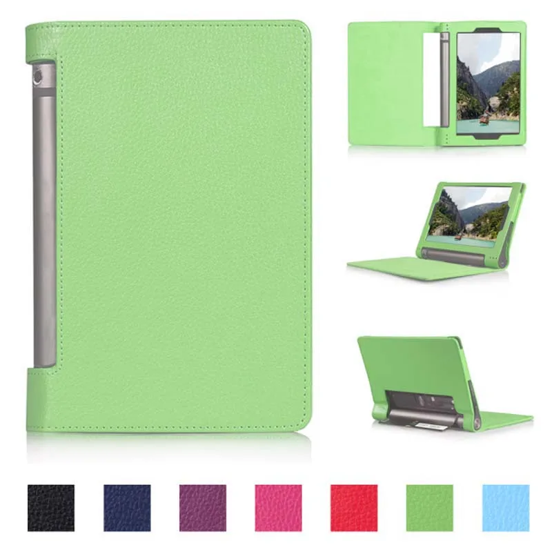 Ультратонкий кожаный чехол книжка личи для Lenovo YOGA Tab3 850F YT3 850F/M/L Tablet|smart case|case for