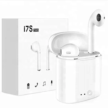 

i7S TWS wireless headphone with 400mah charging case, smartphone in ear BT earphone