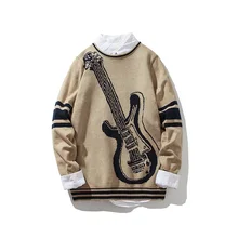 Env, мужские, st,, модные пуловеры, вязаные, поддельные, две части, повседневные, мужские, трикотаж, осень, весна, мужские, с принтом скрипки, мужские свитера