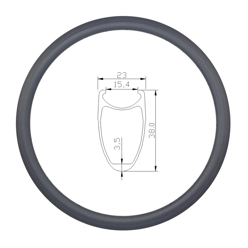 700c 38 мм клинчер 23 мм широкая базальтовая поверхность V тормоз карбоновая дорога БКЕ обод UD 3 K 12 K 3 K Twill матовый глянцевый дорожный велосипедный обод из углеродного сплава
