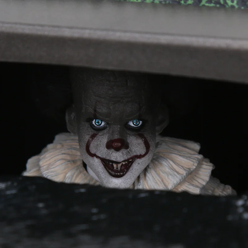 NECA Horror Stephen King's Movie It pennywise фигурка Джокер клоун Классическая канализационная сцена модель ПВХ фигурка коллекционная игрушка