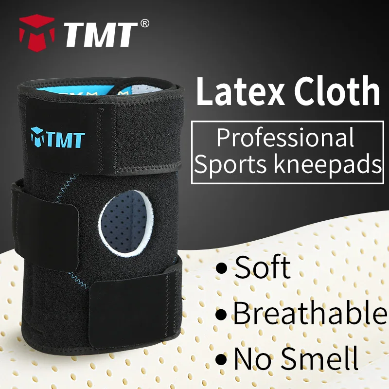 

TMT basketball knee pads fitness knee brace Patella support volleyball Latex Cloth Breathable knee sleeve sports safety