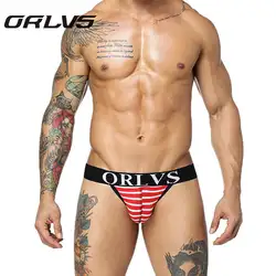 ORLVS бренд мужское нижнее белье, шорты хлопковые мужские шорты пикантные для мужчин трусики для женщин Трусики 6 цветов трусы Чехол