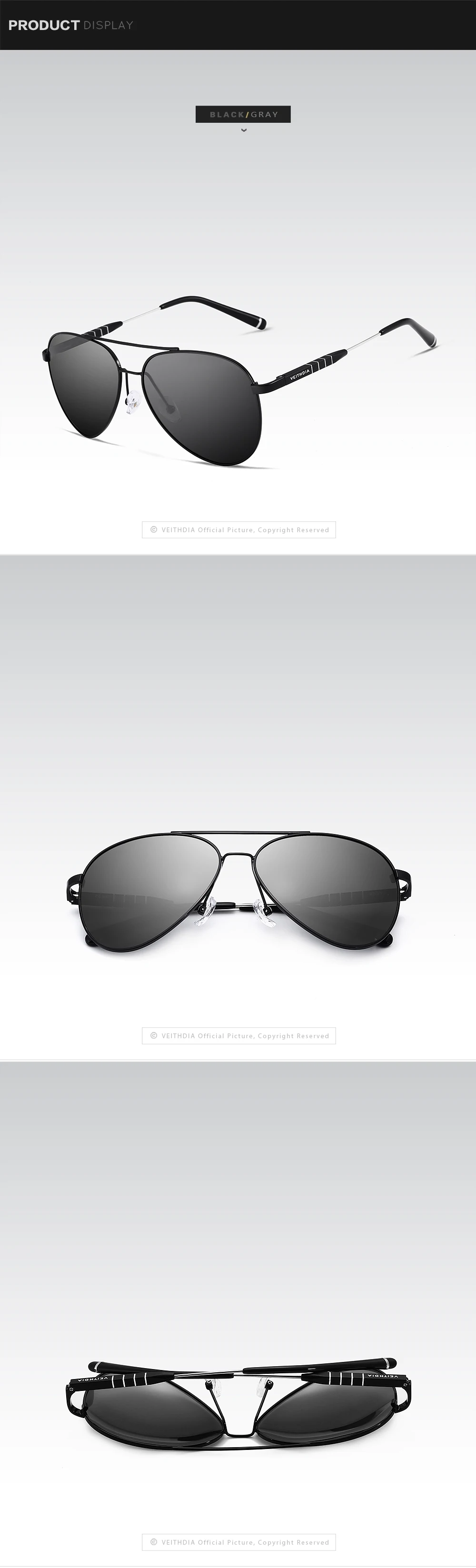 Новое поступление, винтажные брендовые Дизайнерские мужские солнцезащитные очки VEITHDIA, мужские/женские солнцезащитные очки gafas oculos de sol masculino VT6698